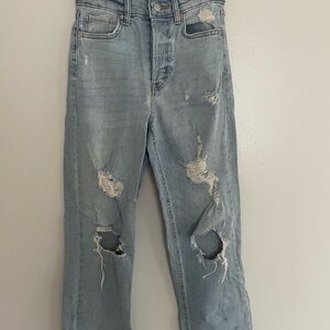 Wild Fable Blue Boyfriend Jeans Distressed Vintage